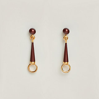 【品格】Orecchini Heritage Equestre Etrier, modello piccolo Heritage Equestre Etrier earrings, small model | Hermès